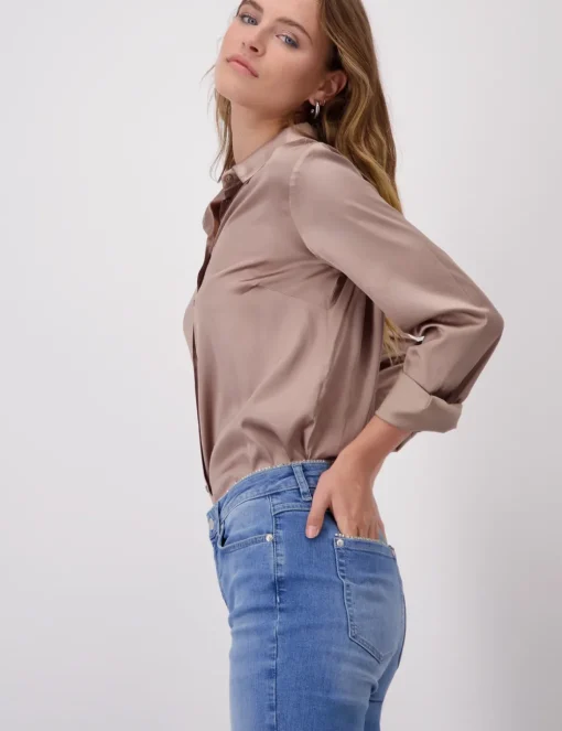 Monari blouse 808383 Bruin Outlet