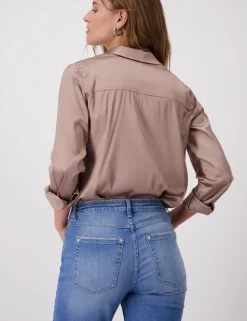 Monari blouse 808383 Bruin Outlet
