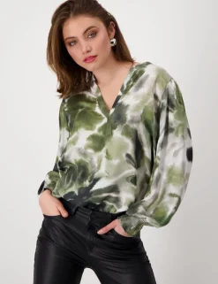 Monari blouse 808251 Groen Online
