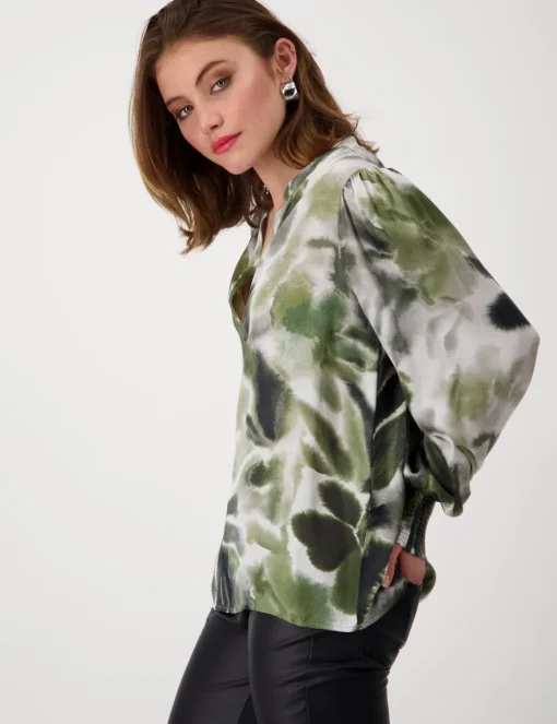 Monari blouse 808251 Groen Online