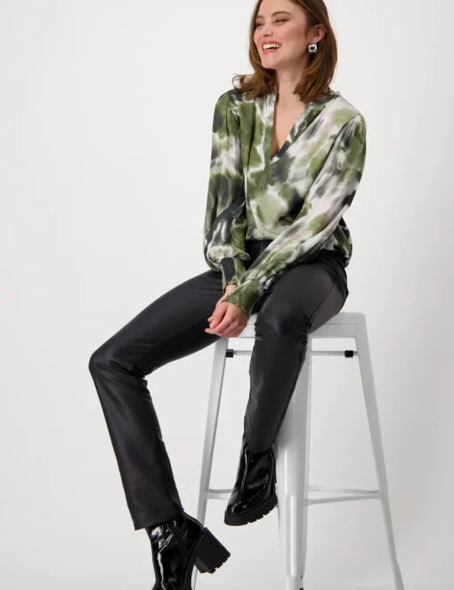 Monari blouse 808251 Groen Online