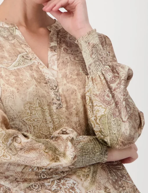 Monari blouse 808105 Bruin Outlet