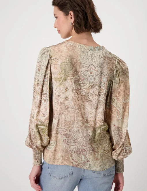 Monari blouse 808105 Bruin Outlet