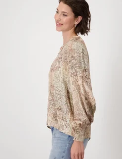 Monari blouse 808105 Bruin Outlet