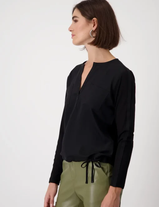 Monari blouse 808177 Zwart Discount
