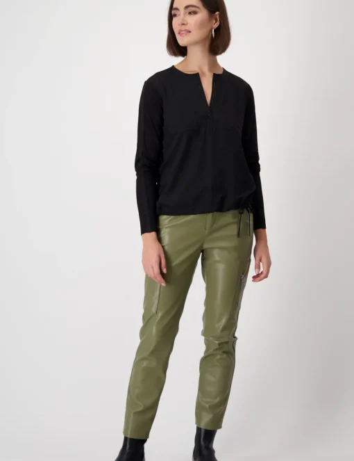 Monari blouse 808177 Zwart Discount