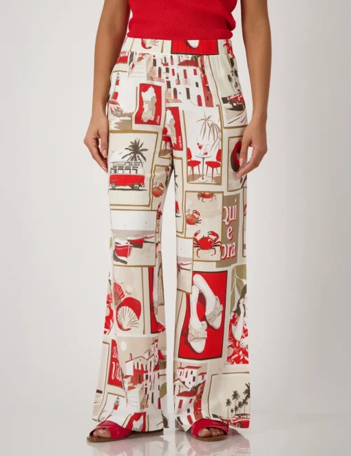 Monari broek 409744 Rood Discount