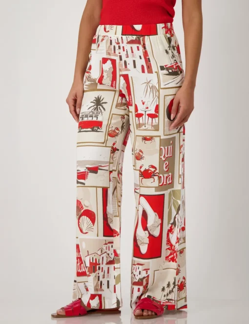 Monari broek 409744 Rood Discount
