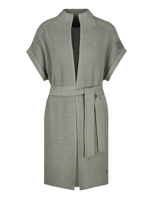 Monari gebreid vest 807389 Licht Groen Fashion