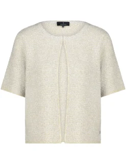 Monari gebreid vest 410014 Beige Outlet