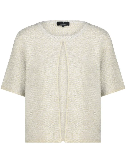 Monari gebreid vest 410014 Beige Outlet