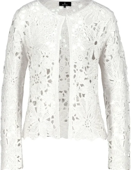 Monari gebreid vest 409471 Offwhite Outlet
