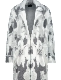 Monari gebreid vest 808506 Grijs Melange Online
