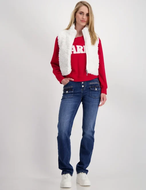 Monari gilets 808478 Wit Sale