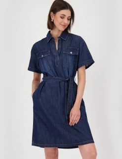 Monari jurk 410057 Denim Outlet