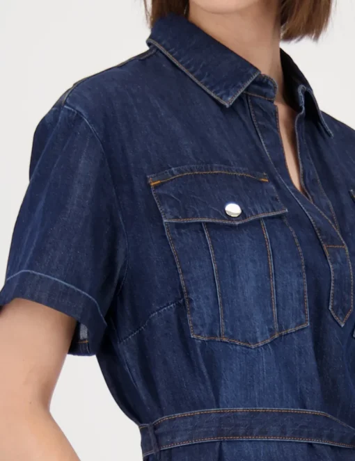 Monari jurk 410057 Denim Outlet