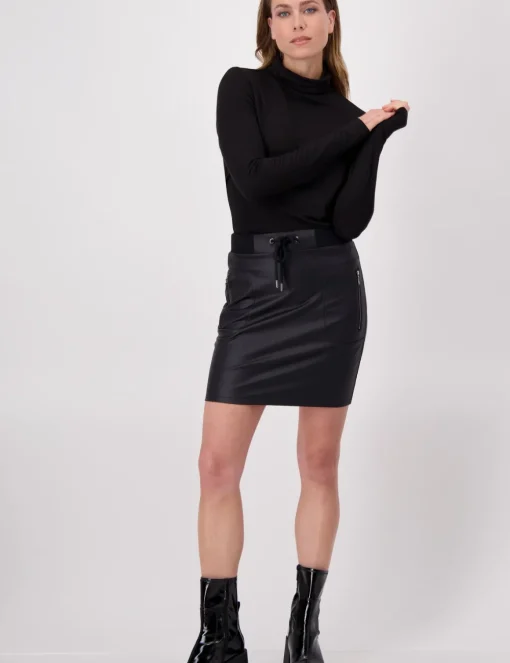 Monari midi rok 807085 Zwart Clearance