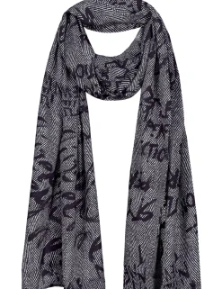 Monari sjaals 808683 Zwart Discount