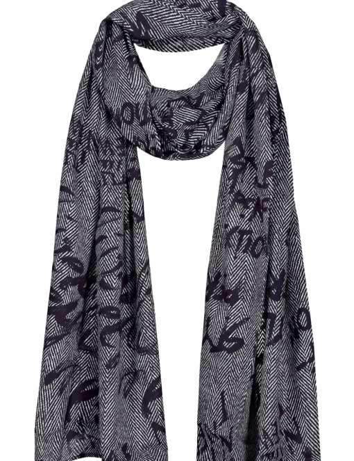 Monari sjaals 808683 Zwart Discount