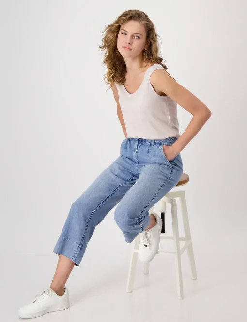Monari tops 409366 Zwart / Wit Fashion