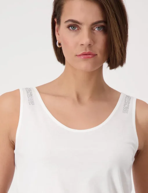 Monari tops 409366 Offwhite Hot