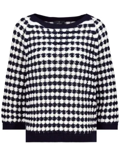 Monari trui 409227 Donker Blauw Outlet