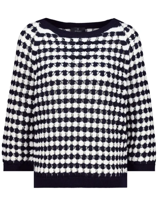Monari trui 409227 Donker Blauw Outlet