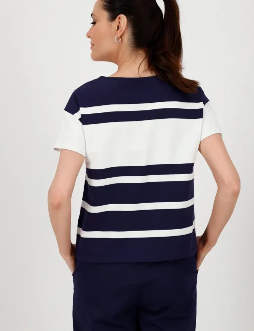 Monari t-shirts 409793 Blauw Clearance