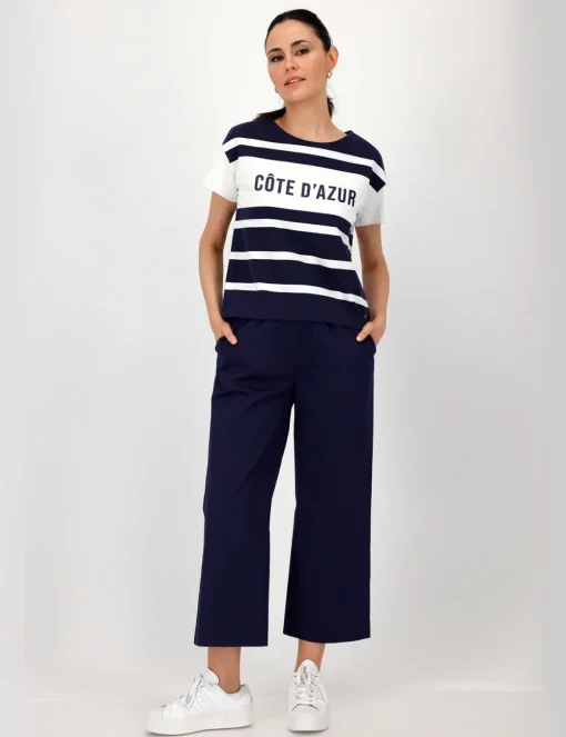 Monari t-shirts 409793 Blauw Clearance