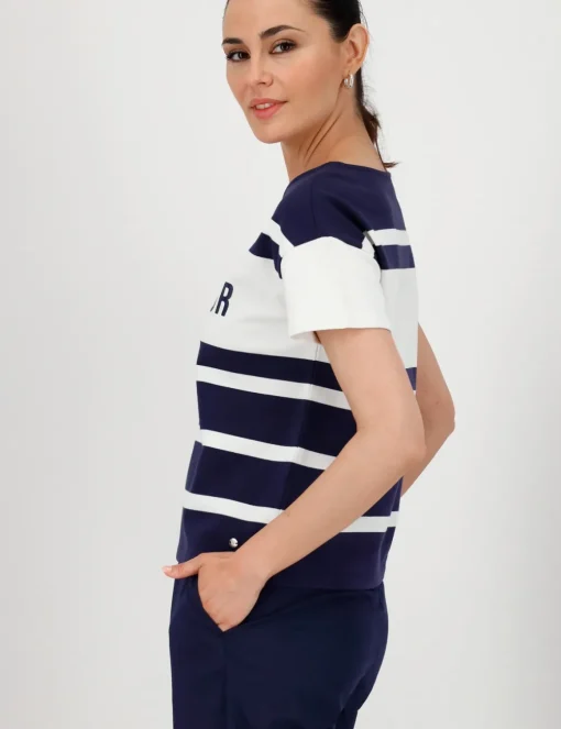 Monari t-shirts 409793 Blauw Clearance