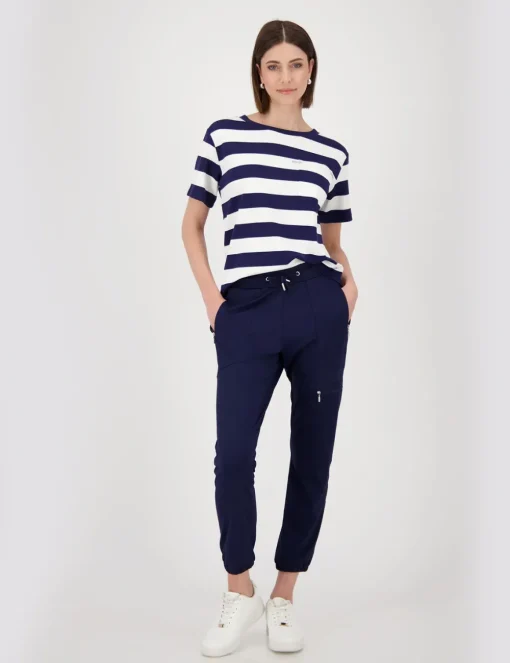 Monari t-shirts 409902 Blauw Outlet