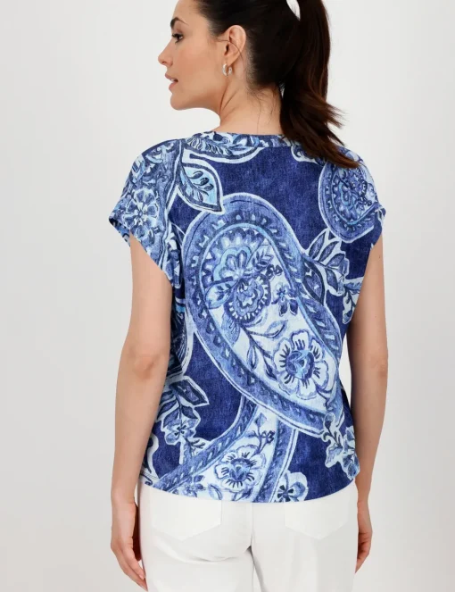 Monari t-shirts 409756 Blauw Best