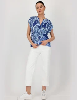 Monari t-shirts 409756 Blauw Best