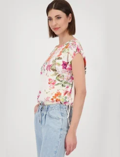 Monari t-shirts 409633 Camel Outlet