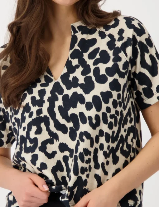 Monari t-shirts 409999 Zwart Fashion