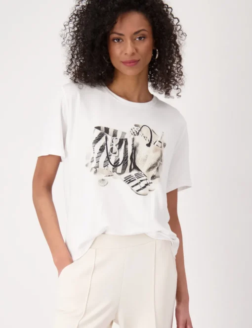 Monari t-shirts 409916 Beige Hot