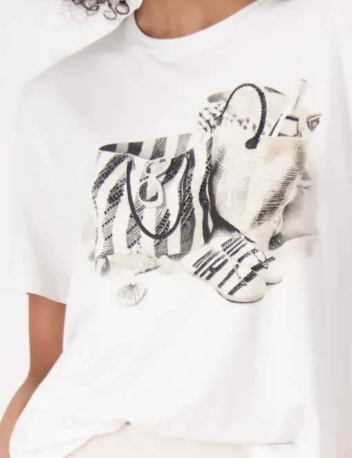 Monari t-shirts 409916 Beige Hot