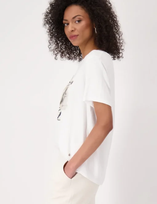 Monari t-shirts 409916 Beige Hot