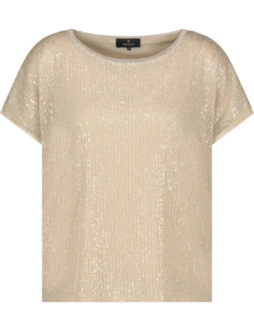 Monari t-shirts 409685 Licht Bruin Sale