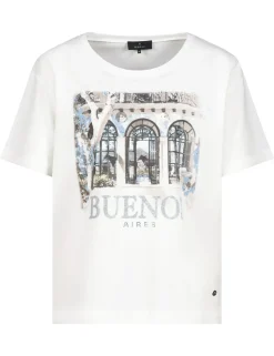 Monari t-shirts 409674 Beige Outlet