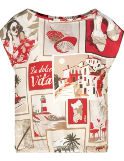 Monari t-shirts 410031 Rood Sale