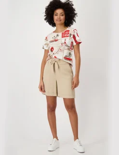 Monari t-shirts 409742 Rood Fashion