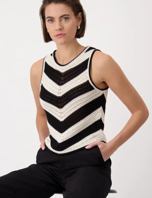 Monari t-shirts 409947 Zwart Online