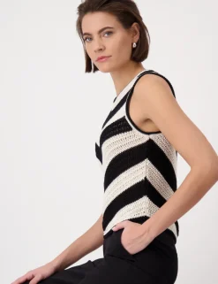 Monari t-shirts 409947 Zwart Online