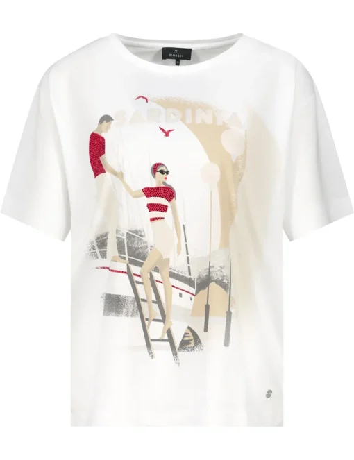 Monari t-shirts 409727 Beige Outlet