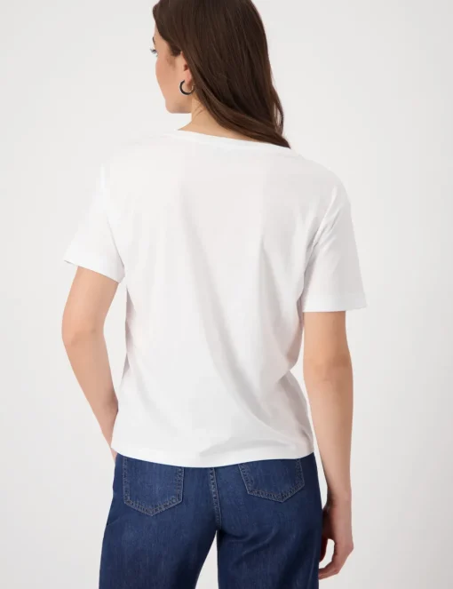 Monari t-shirts 409727 Beige Outlet