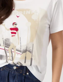 Monari t-shirts 409727 Beige Outlet
