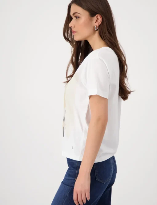 Monari t-shirts 409727 Beige Outlet
