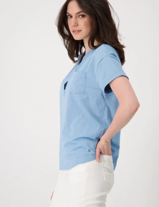 Monari t-shirts 409365 Blauw Outlet