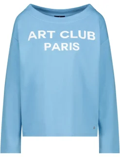 Monari t-shirts 409150 Blauw Fashion